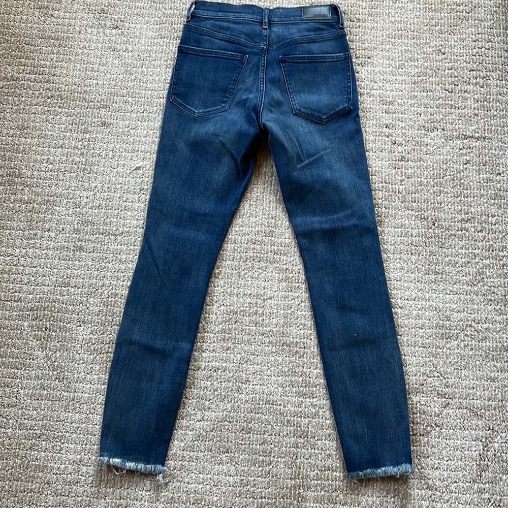 Express Skinny High Rise Distressed Jeans - Picture 2 of 8
